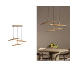 Paddle Boat Wood LED Chandelier — design and interior detail 20