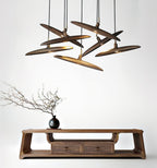 Paddle Boat Wood LED Chandelier — design and interior detail 21