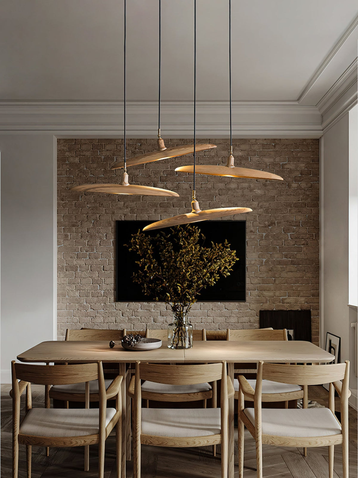 Paddle Boat Wood LED Chandelier — design and interior detail 23