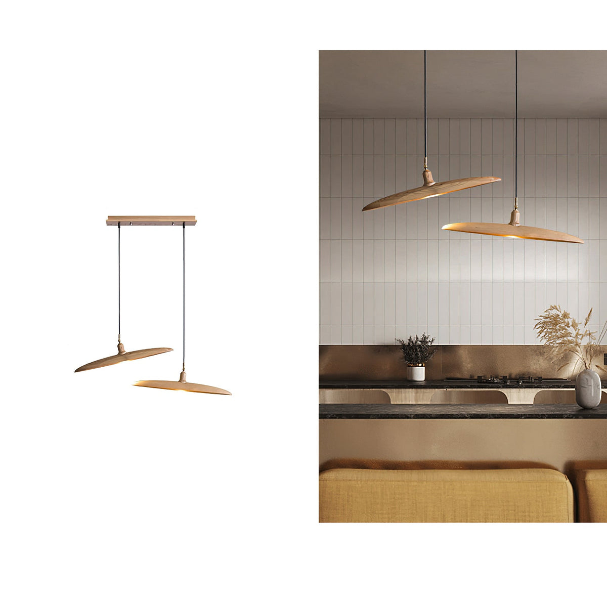 Paddle Boat Wood LED Chandelier — design and interior detail 24