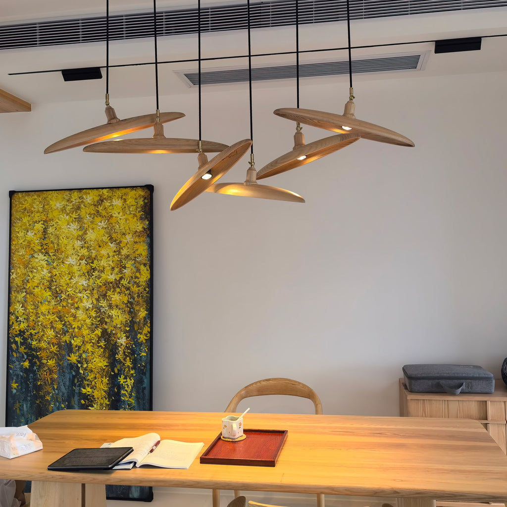 Paddle Boat Wood LED Chandelier — design and interior detail 26