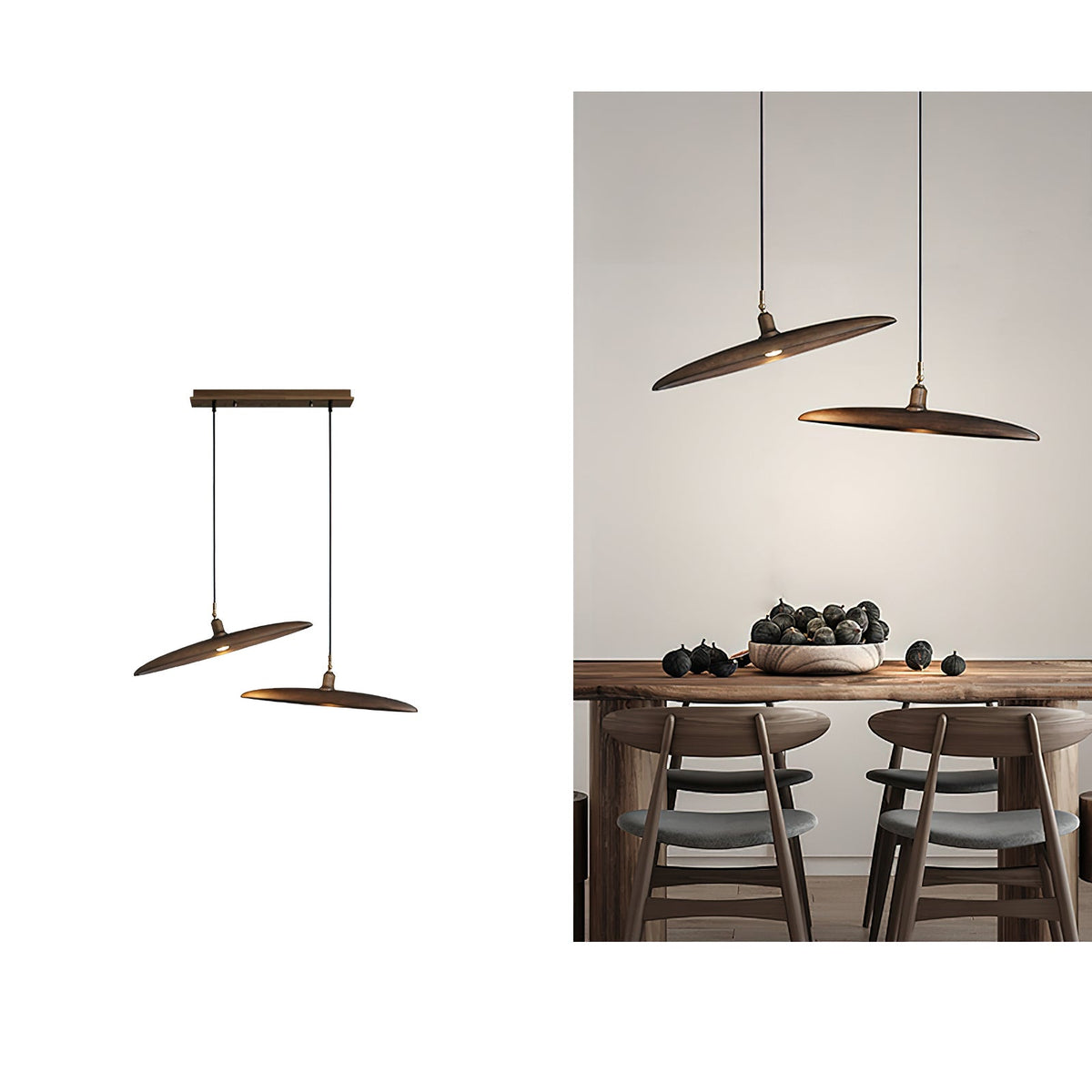 Paddle Boat Wood LED Chandelier — design and interior detail 29