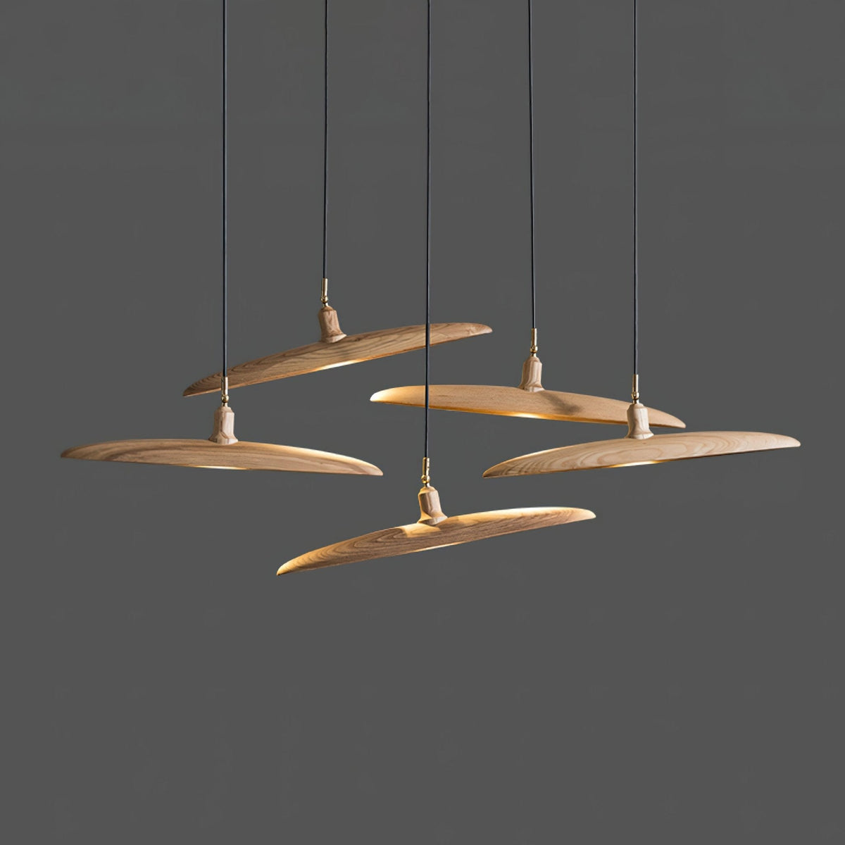Paddle Boat Wood LED Chandelier — design and interior detail 30