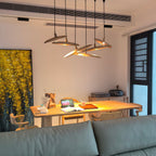 Paddle Boat Wood LED Chandelier — design and interior detail 32