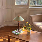 Perren Wood & Trimmed Fabric Table Lamp — product, finish and specification view 5