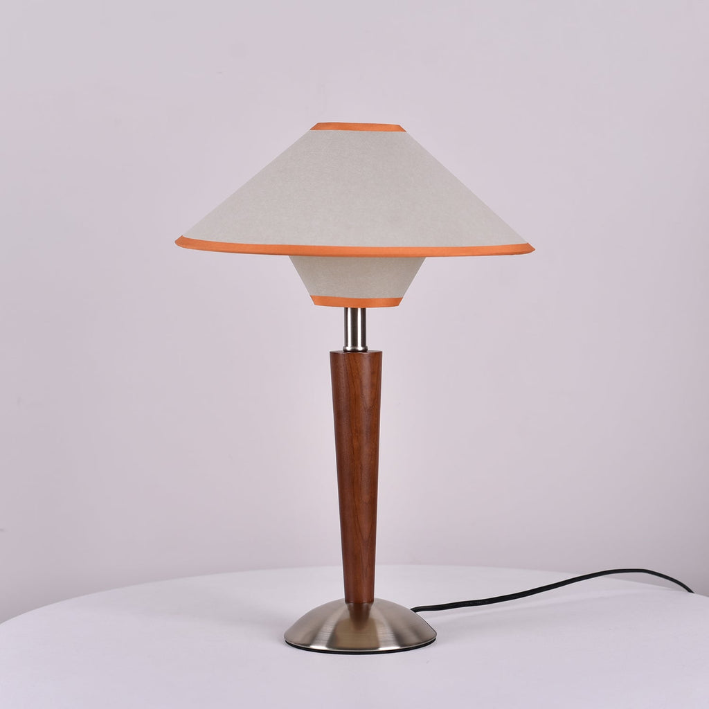 Perren Wood & Trimmed Fabric Table Lamp — product, finish and specification view 7