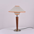 Perren Wood & Trimmed Fabric Table Lamp — product, finish and specification view 7