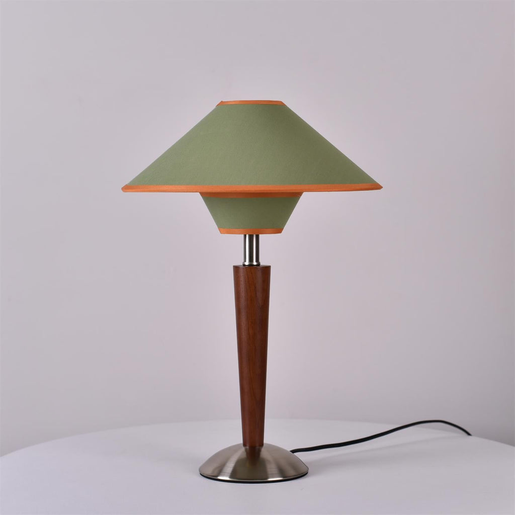 Perren Wood & Trimmed Fabric Table Lamp — product, finish and specification view 11