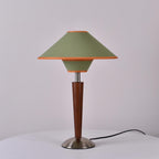 Perren Wood & Trimmed Fabric Table Lamp — product, finish and specification view 11