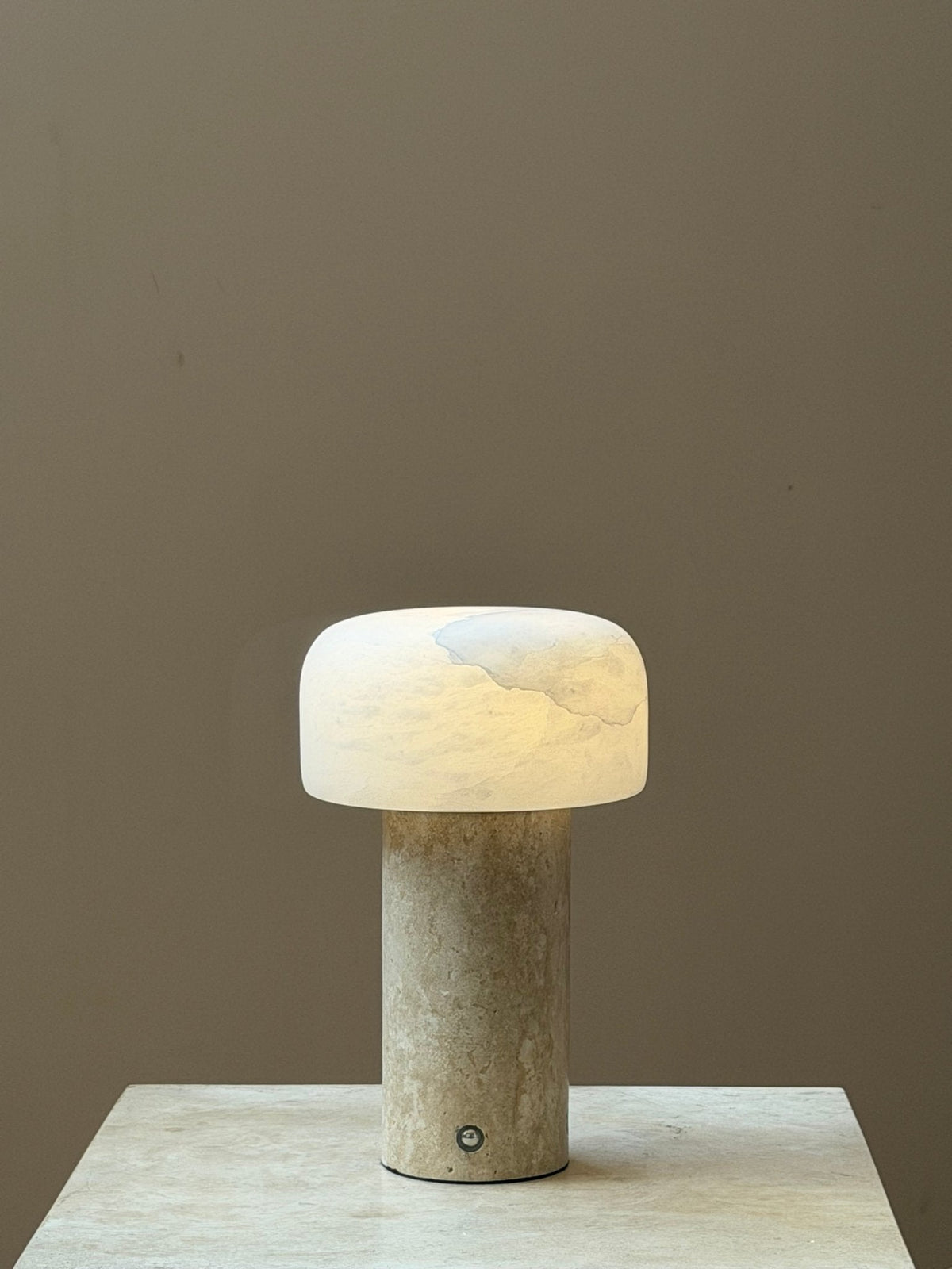 Petrel Natural Stone Rechargeable Table Lamp — finish, form and interior detail 25