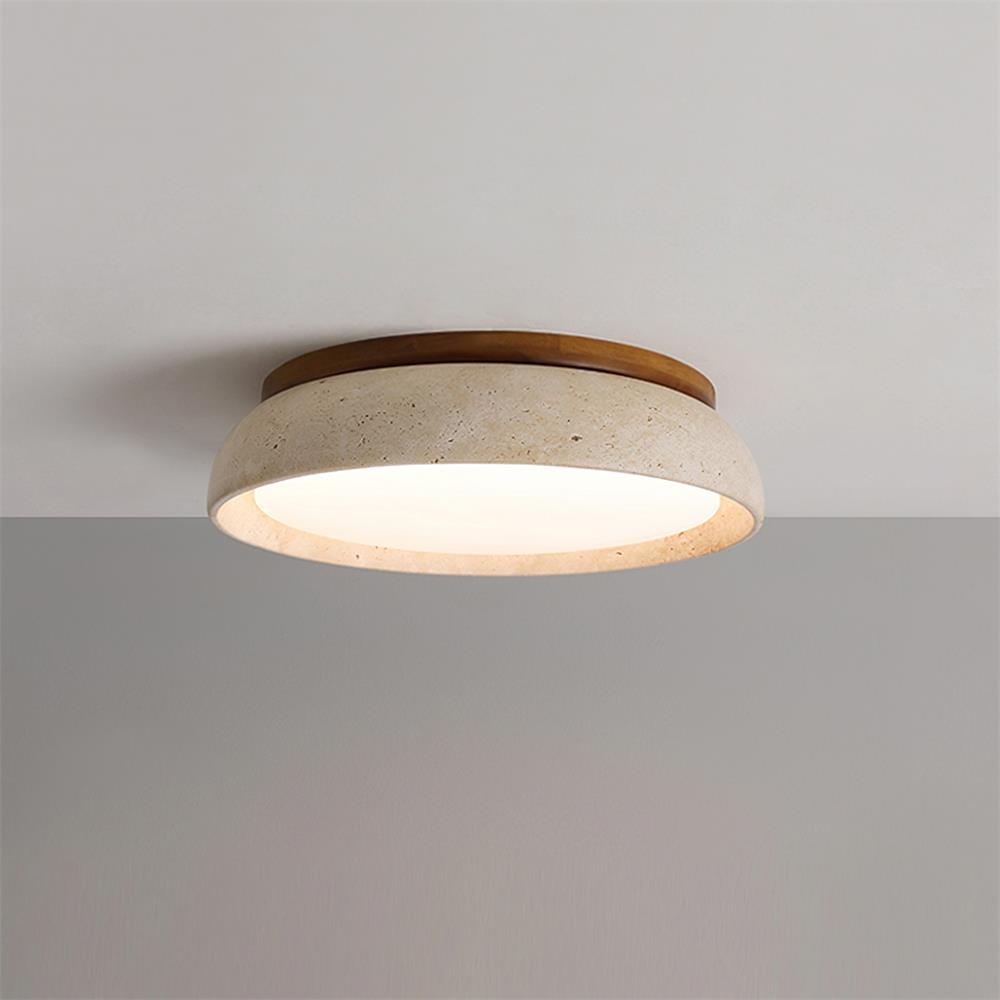 Piedra Travertine LED Ceiling Light — interior or design detail 8