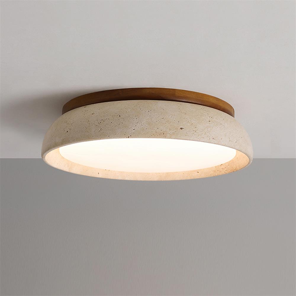 Piedra Travertine LED Ceiling Light — interior or design detail 9