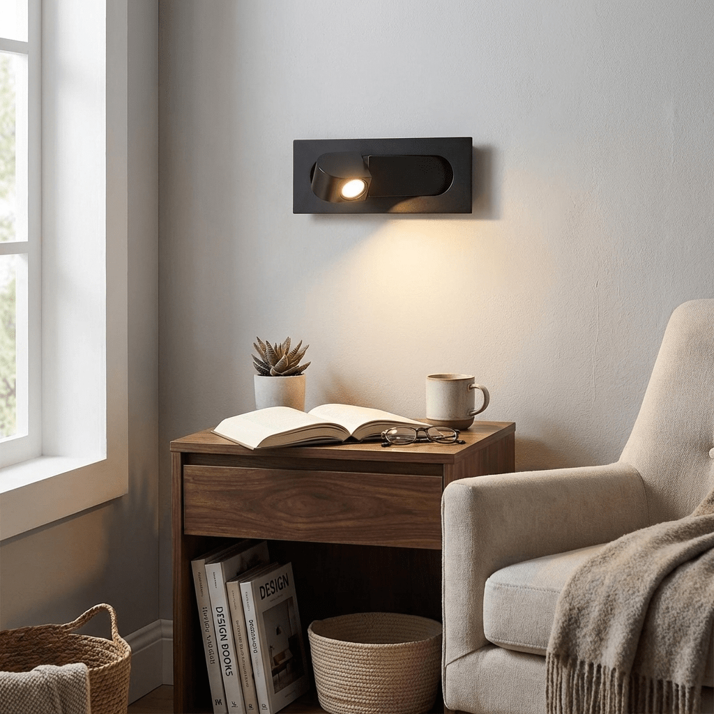 Pop-Out LED Bedside Reading Light – wall sconce view 3