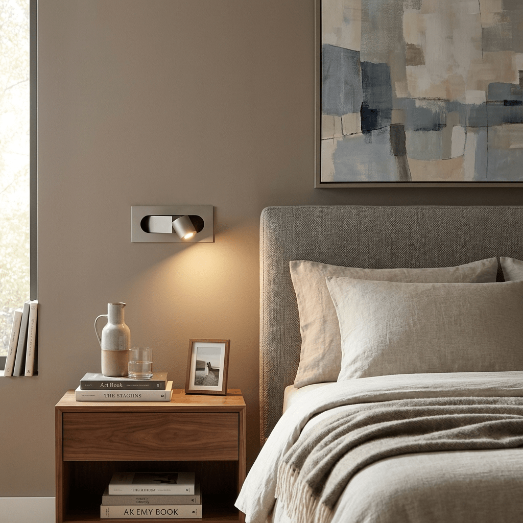 Pop-Out LED Bedside Reading Light – wall sconce view 4