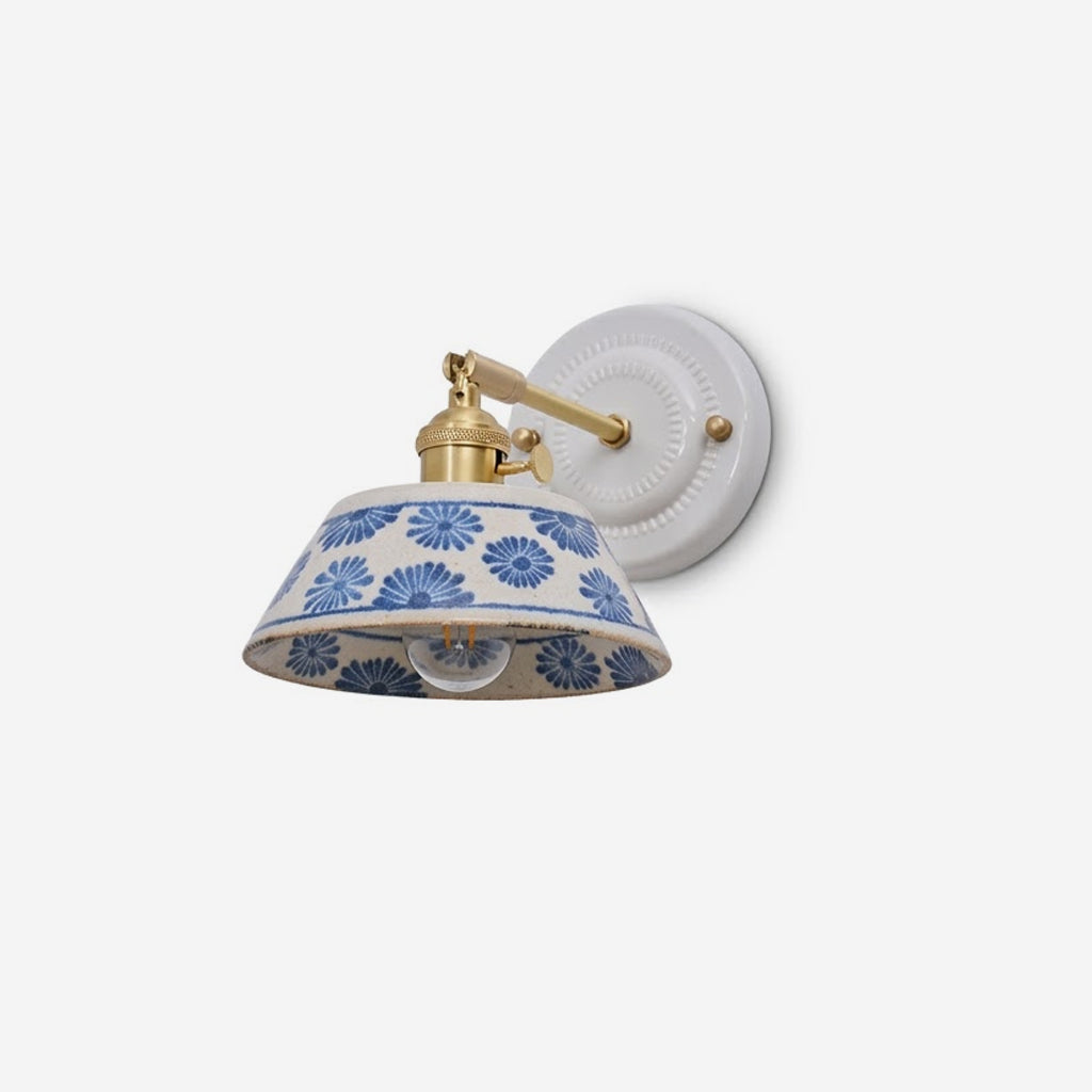 Porcelain Indigo Wall Lamp — product view