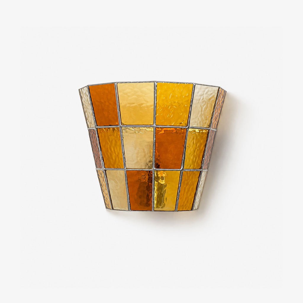 Pravel Tapered Faceted Glass Wall Sconce — product view