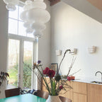 R27 Rice Paper Plug-In Pendant Light