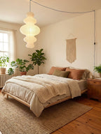 R27 Rice Paper Plug-In Pendant Light
