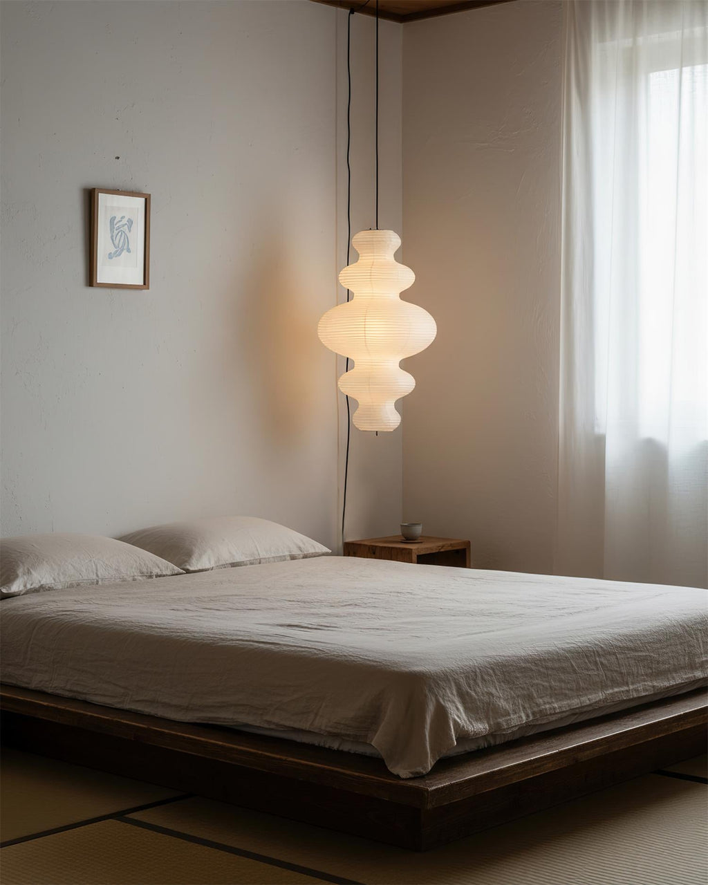 R27 Rice Paper Plug-In Pendant Light — interior or design detail 8