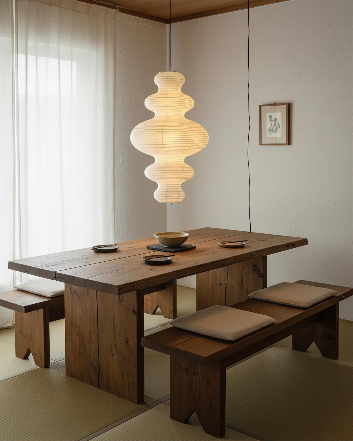 R27 Rice Paper Plug-In Pendant Light — interior or design detail 9