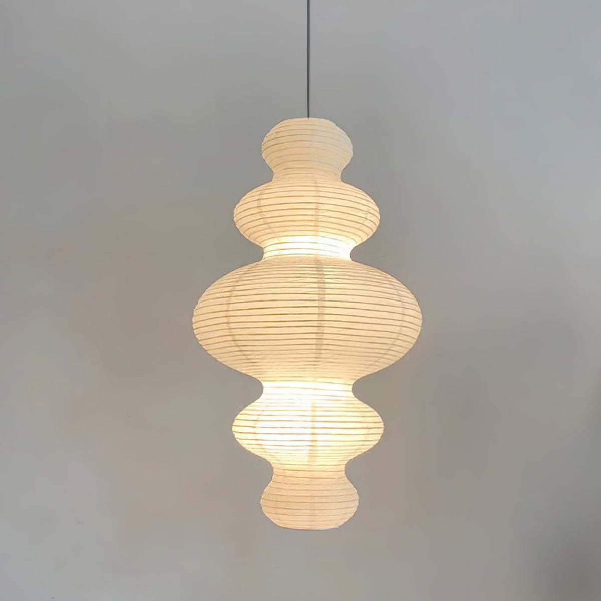 R27 Rice Paper Plug-In Pendant Light — interior or design detail 11