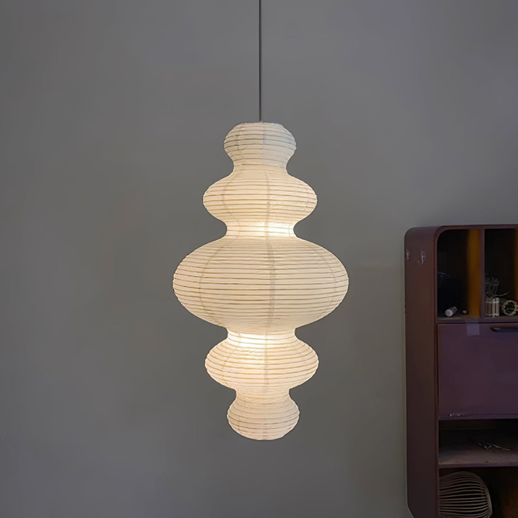 R27 Rice Paper Plug-In Pendant Light — interior or design detail 13