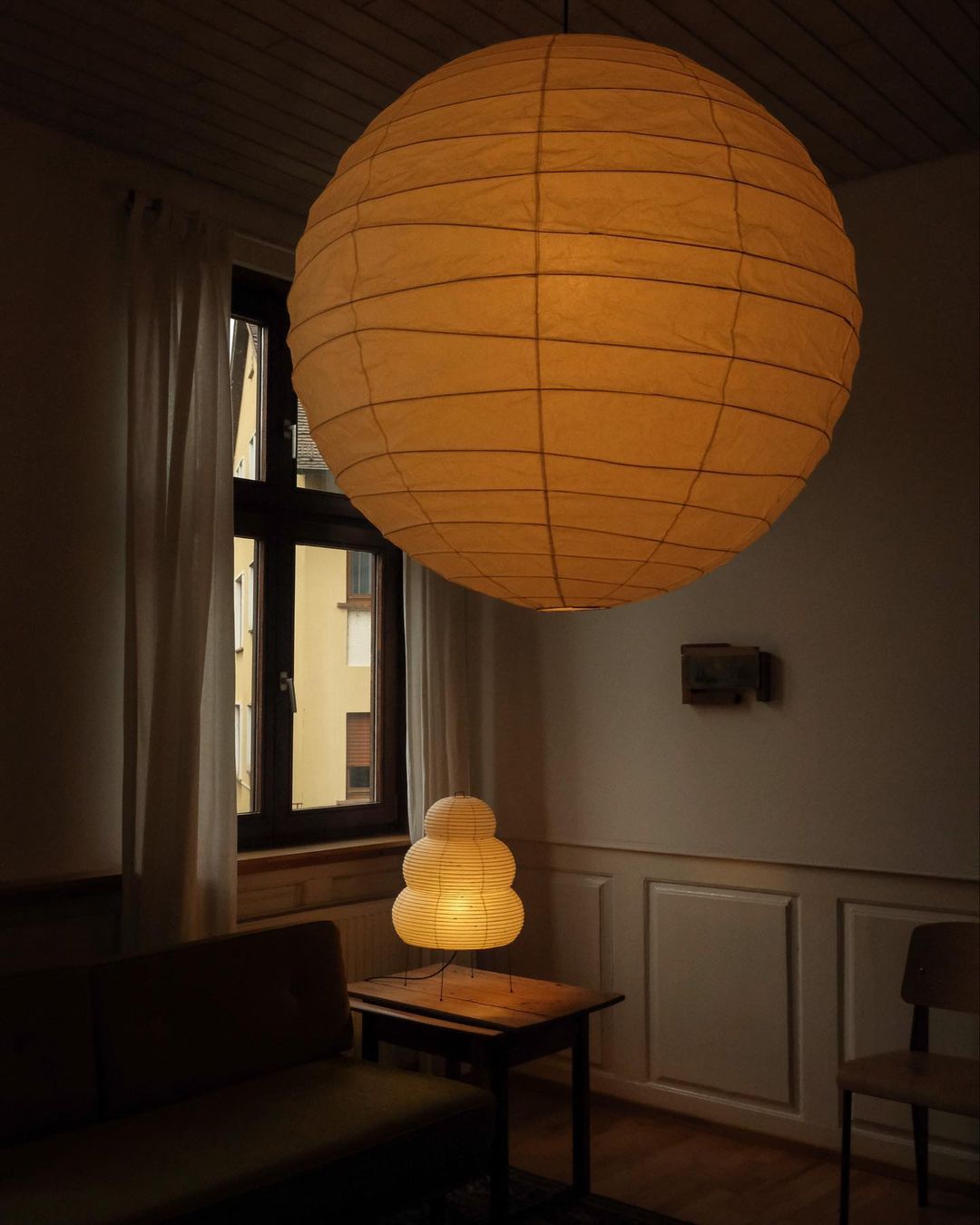 R33 Washi Paper Plug-In Pendant Lamp – pendant light view 5