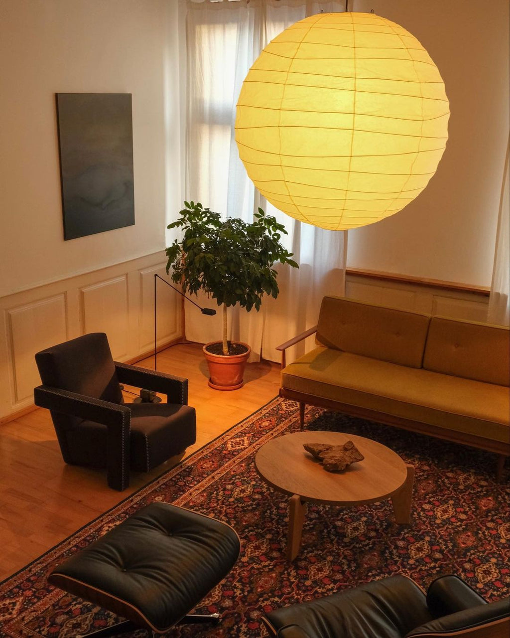R33 Washi Paper Plug-In Pendant Lamp – pendant light view 7