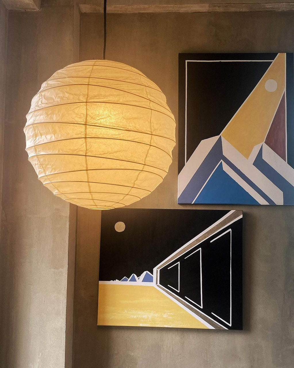 R33 Washi Paper Plug-In Pendant Lamp – pendant light view 11
