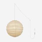 R33 Washi Paper Plug-In Pendant Lamp – pendant light view 31
