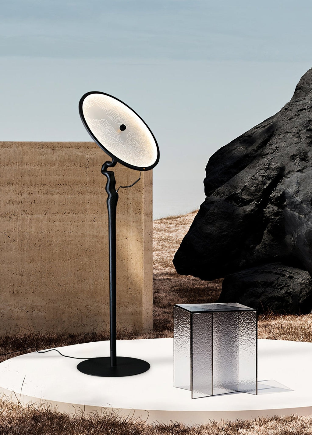 Radar Transmitter Floor Lamp — product and interior detail 3
