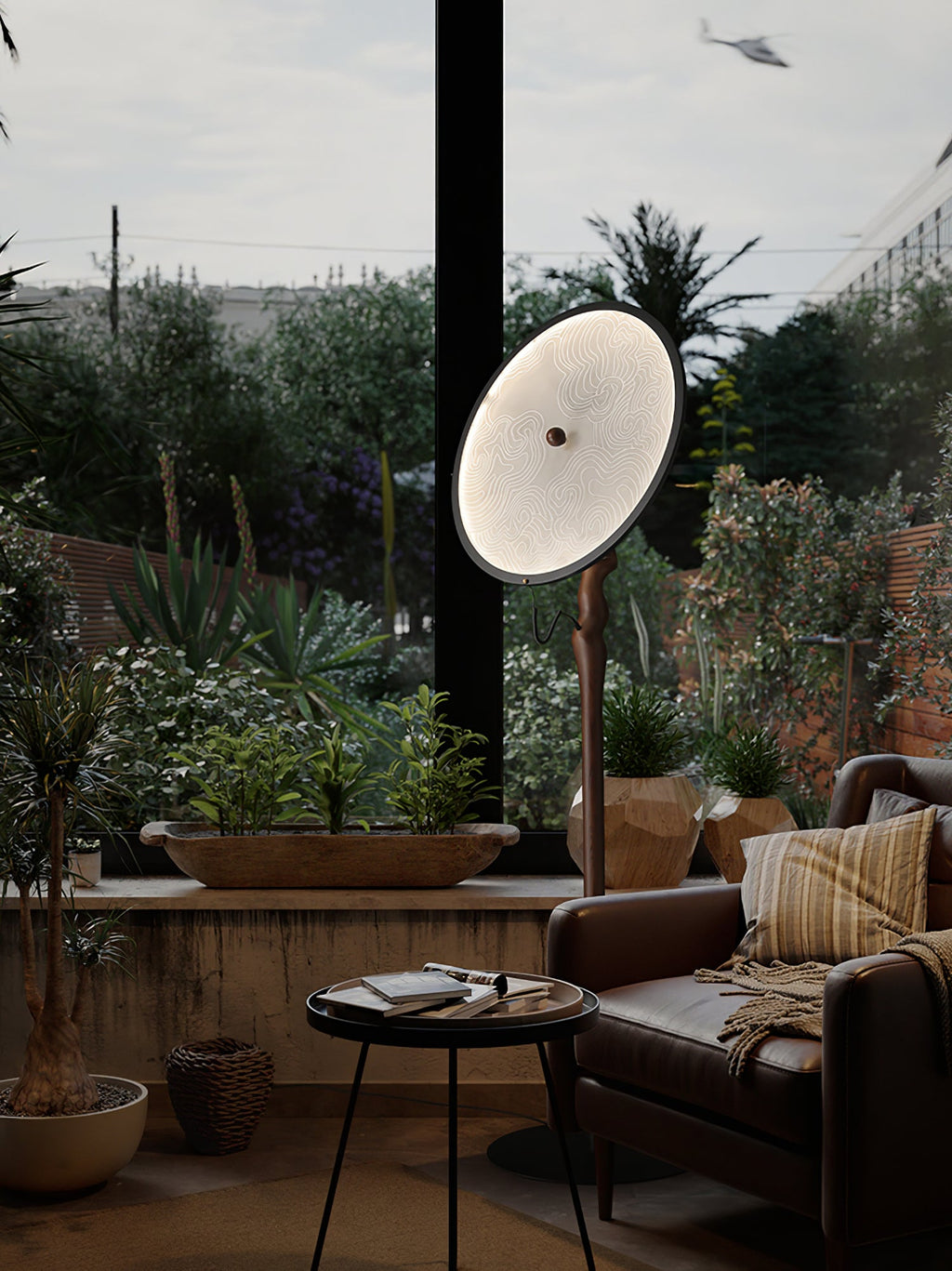 Radar Transmitter Floor Lamp — product and interior detail 8