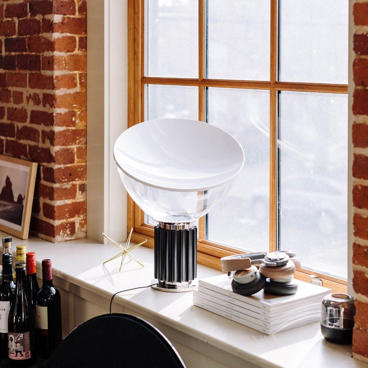 Radian Glass Reflector Table Lamp — product, finish and specification view 8