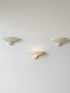 Rare Alabaster Bowl LED Wall Sconce – wall sconce view 5