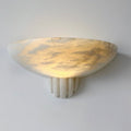 Rare Alabaster Bowl LED Wall Sconce – wall sconce view 14