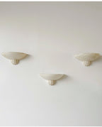 Rare Alabaster Bowl LED Wall Sconce – wall sconce view 15