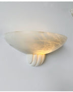 Rare Alabaster Bowl LED Wall Sconce – wall sconce view 16