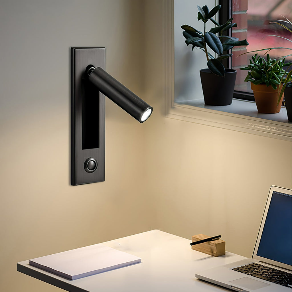 Recessed LED Bedside Reading Sconce – wall sconce view 13