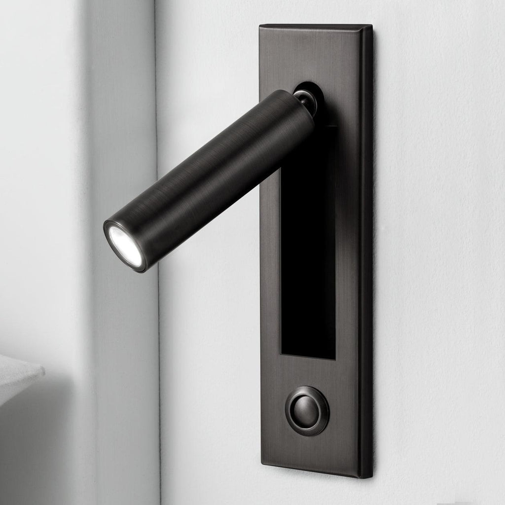 Recessed LED Bedside Reading Sconce – wall sconce view 30