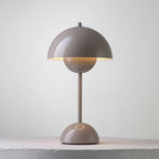 Rechargeable LED Small Desk Lamp — Grey