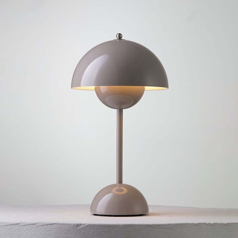 Rechargeable LED Small Desk Lamp — Grey