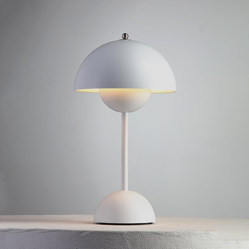 Rechargeable LED Small Desk Lamp — Matte White