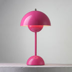 Rechargeable LED Small Desk Lamp — Rose Red