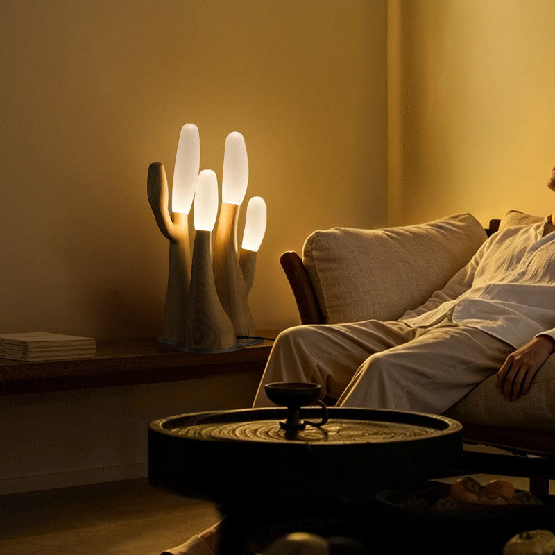 Reef Wood Table Lamp — product and interior detail 2