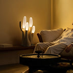 Reef Wood Table Lamp — product and interior detail 2