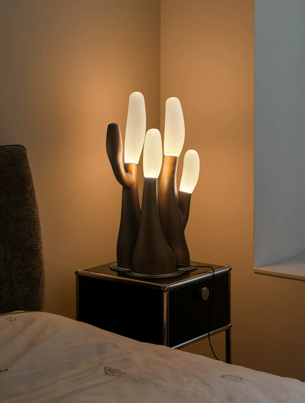 Reef Wood Table Lamp — product and interior detail 3