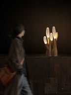 Reef Wood Table Lamp — product and interior detail 4