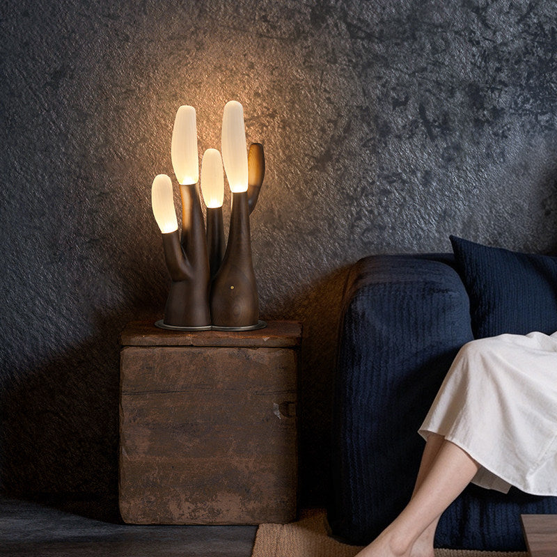 Reef Wood Table Lamp — product and interior detail 8