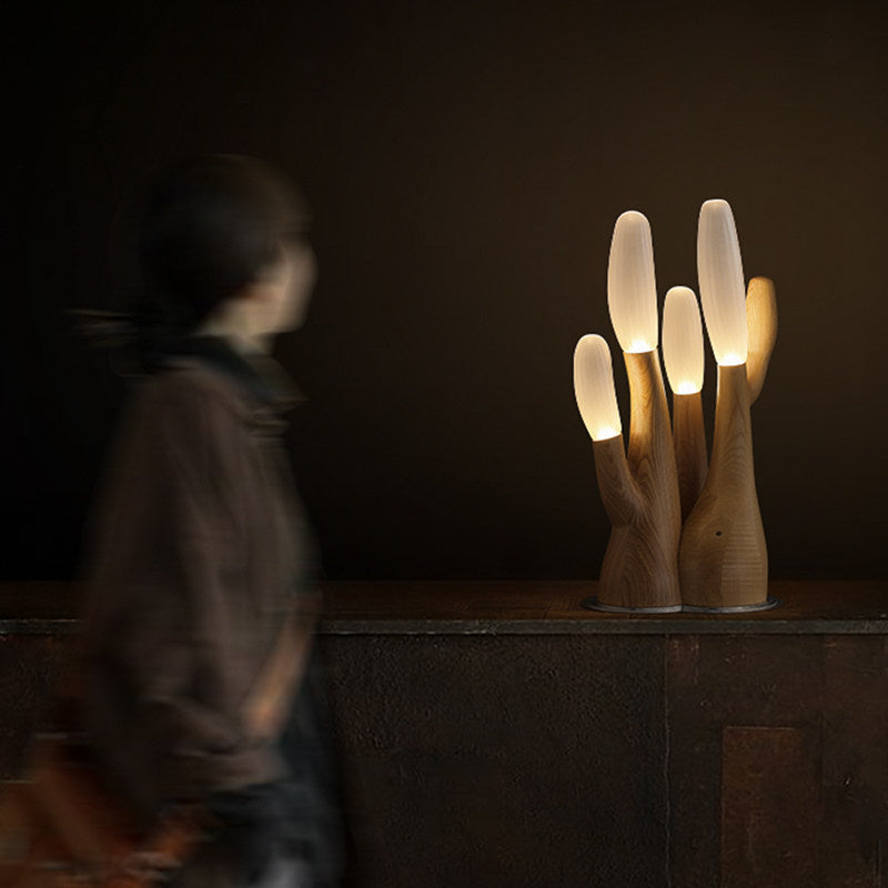 Reef Wood Table Lamp — product and interior detail 12