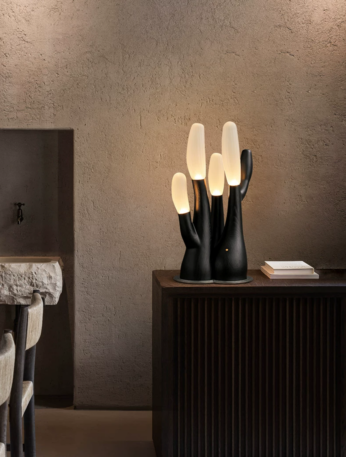 Reef Wood Table Lamp — product and interior detail 13